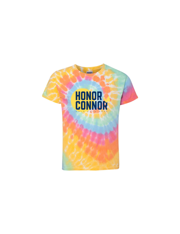 Hold Onto Hope - Youth Rainbow Tiedye T-Shirt