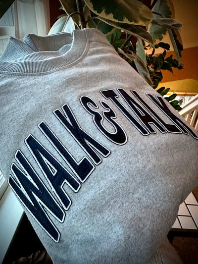 Walk & Talk Sweatshirt & Enamel Pin